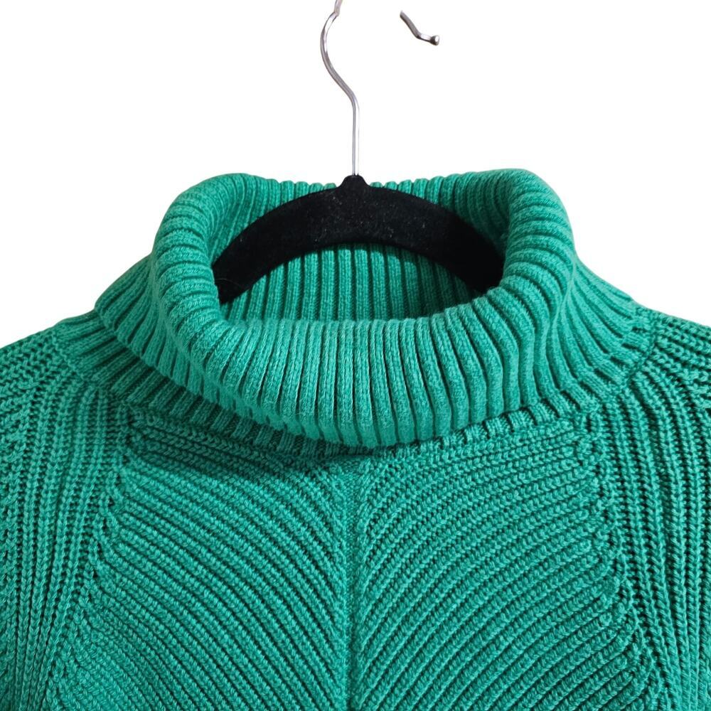 Anthropologie by Maeve Women's Turtleneck Knit Crop Sweater Size Midium - Picture 5 of 9